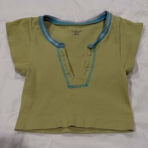 UO Out from Under Go for Gold Seamless Top